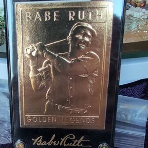 Babe Ruth Golden Legends Plaque